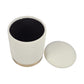 Zoe Storage Ottoman - Cream - Image 5