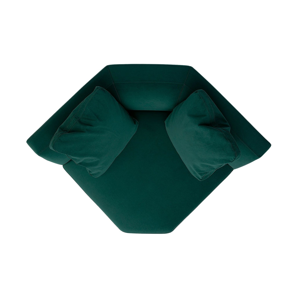 Perry Modular Corner Wedge - Deep Green - Image 5