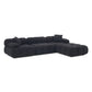 Calliope 4-Piece Performance Modular Sectional - Black - Image 4