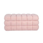 Anita 39" Faux Shearling Storage Bench With Reversible Tray Top - Pink - Image 2