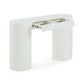 Mira 50" High Gloss Console Table - Cream - Image 3