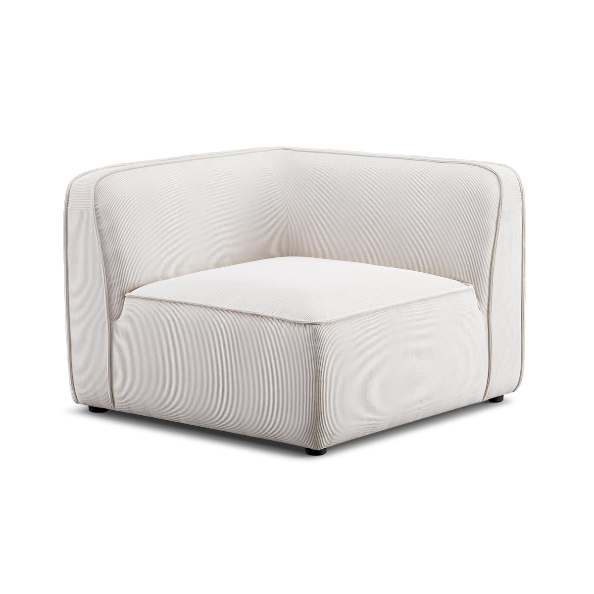 Travie Modular Corner Chair - White Sand - Image 1