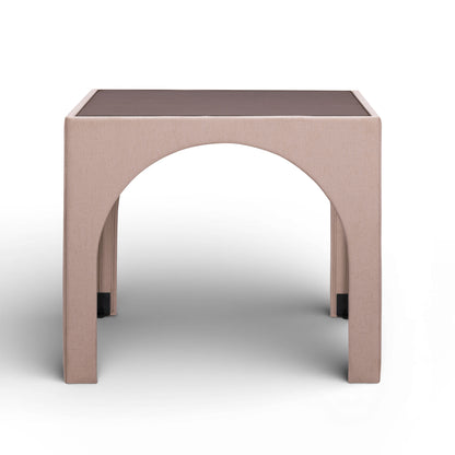 Tomlin 35" Square Mahjong Table - Light Pink - Image 1