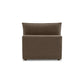 Cali Modular Armless Chair - Chocolate Brown - Image 6