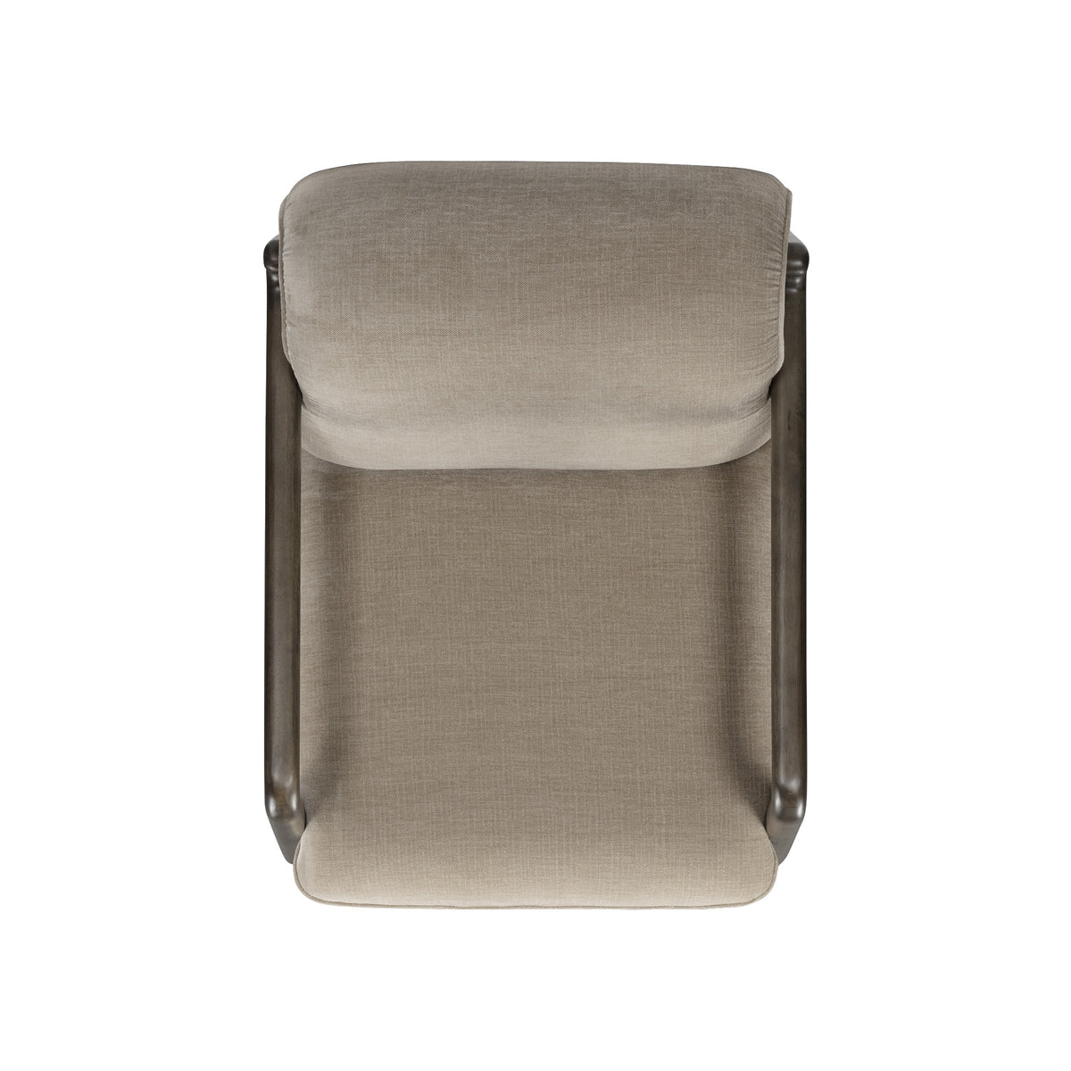 Vivienne Upcycled Performance Velvet Accent Chair - Taupe - Image 6