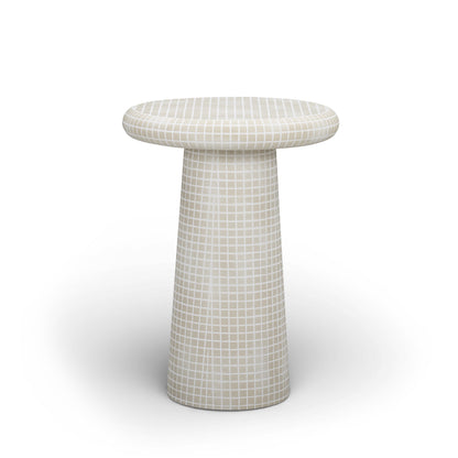 Monica Tiled Pattern Indoor/Outdoor Side Table - Default Title - Image 2