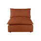 Cali Modular Armless Chair - Rust - Image 3