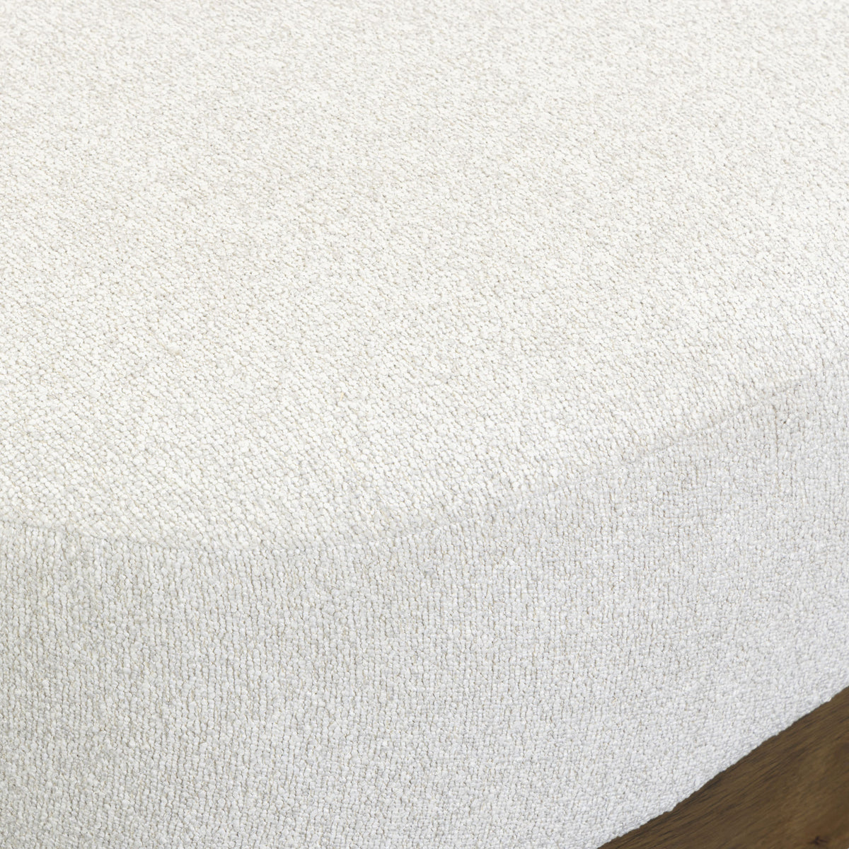 Domina Boucle Ottoman - Off-White - Image 5