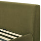 Isla Upholstered Bed - Green / King - Image 8