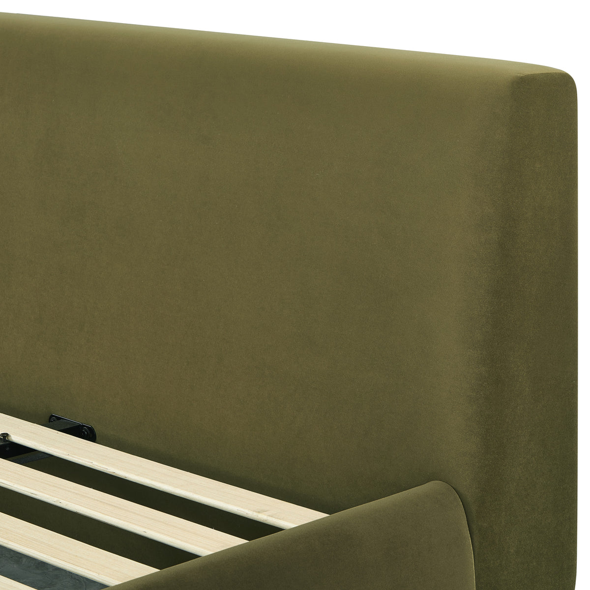 Isla Upholstered Bed - Green / King - Image 8