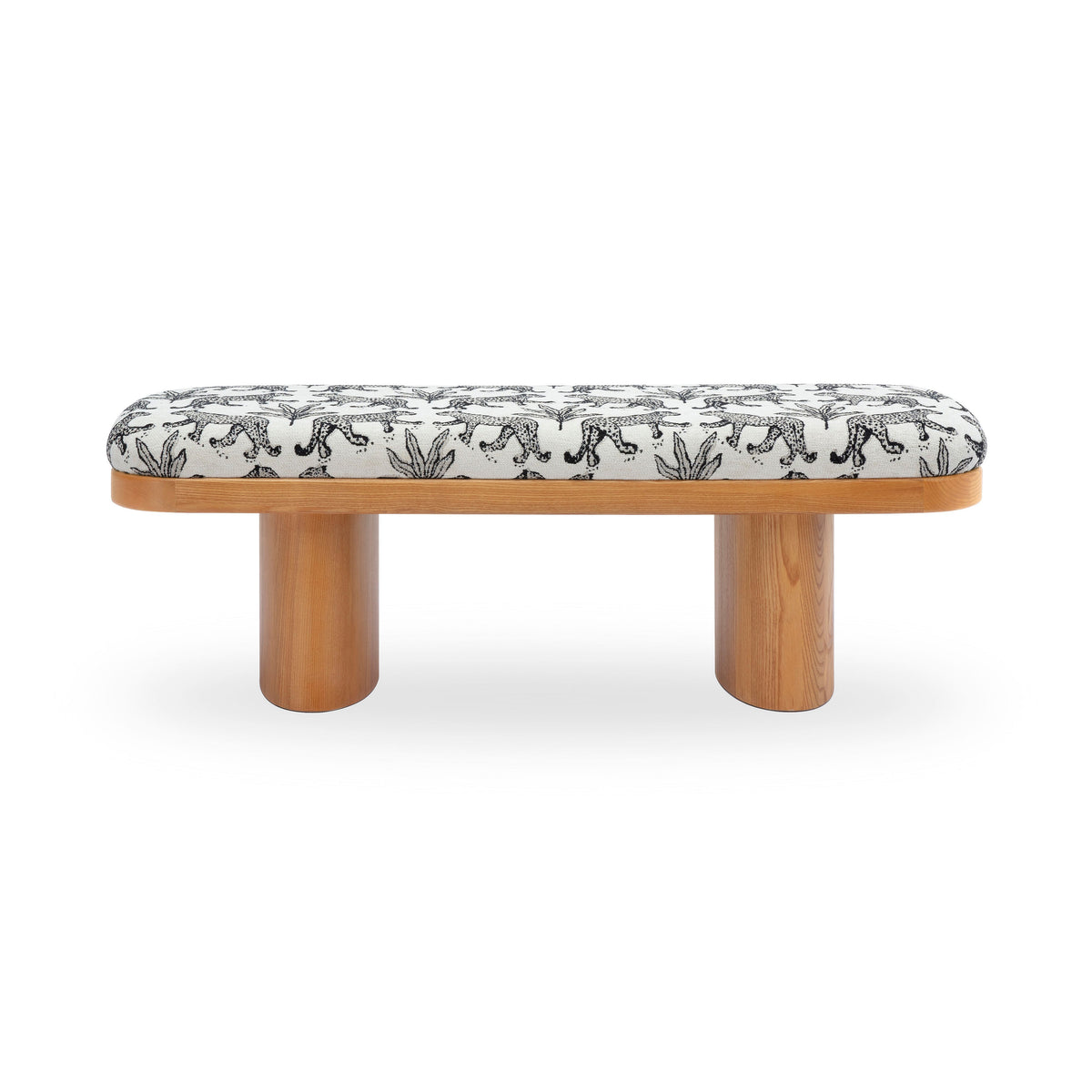 Ollie Upholstered Bench (48"-57") - Cream / 48" - Image 3