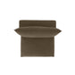 Cali Modular Armless Chair - Chocolate Brown - Image 7
