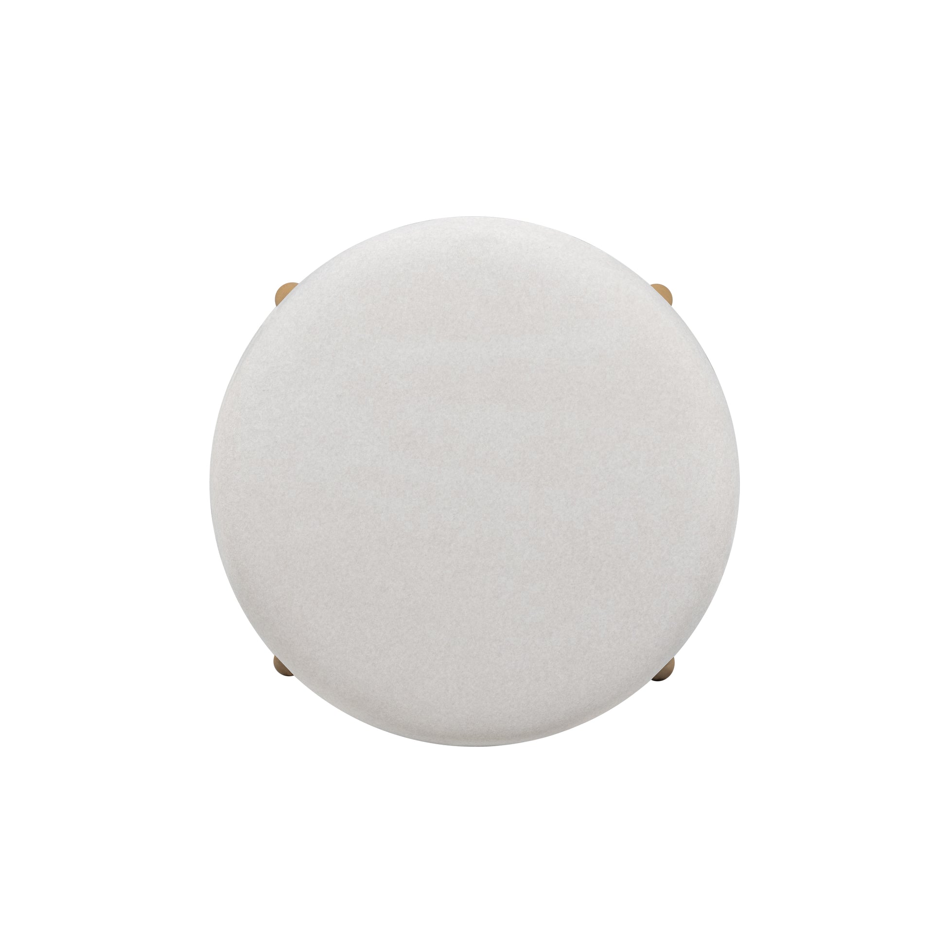 Oodle Cream Performance Vegan Mohair Natural Bar Stool - Image 5