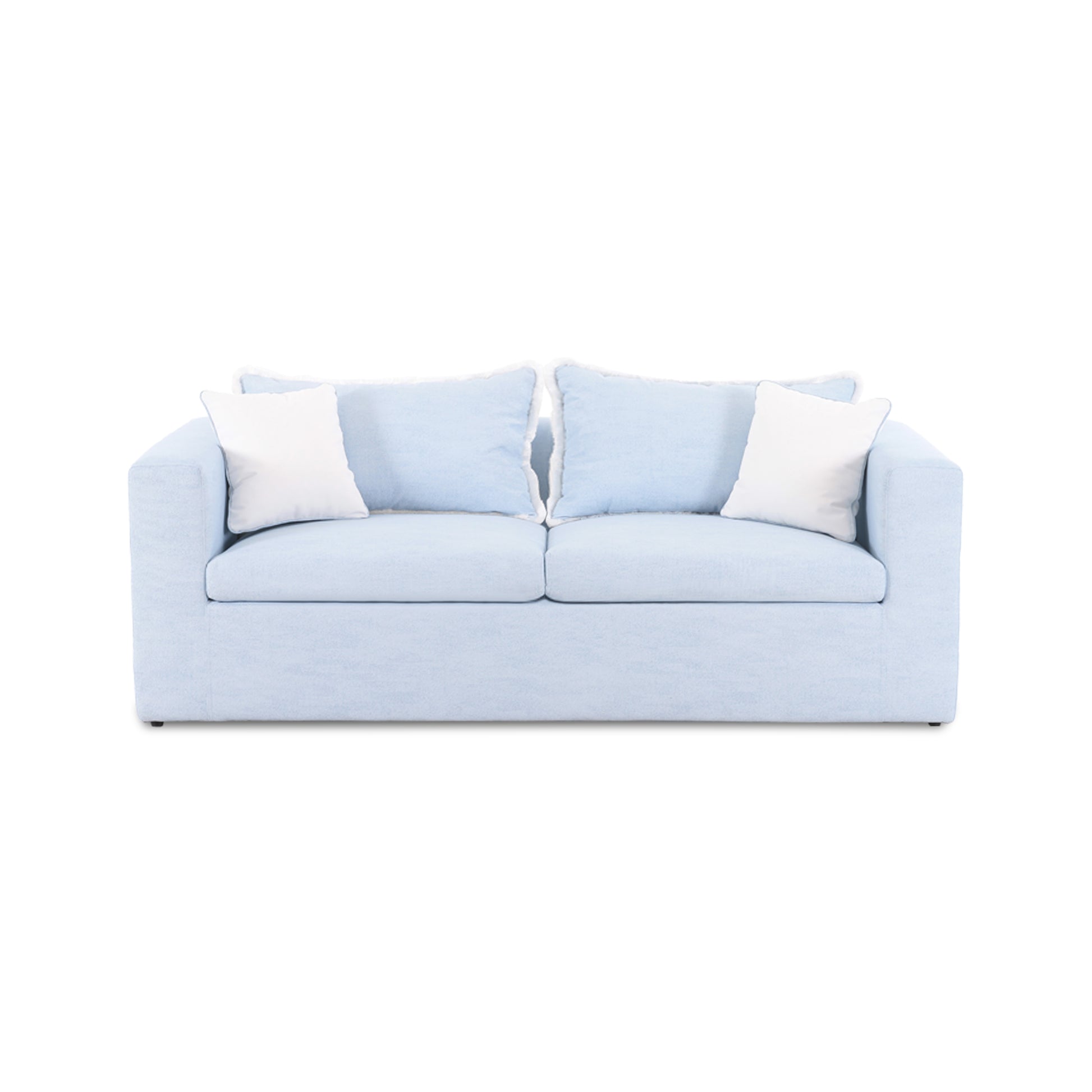 Salty 85" Indoor/Outdoor Sofa - Light Blue - Image 1