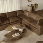 Cali 5-Piece Modular L-Sectional - Brown - Image 7