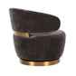 Austin Swivel Accent Chair - Storm Grey - Image 4