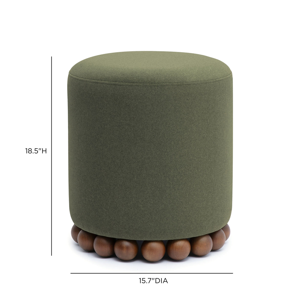 Dex Ottoman - Olive Green - Image 6