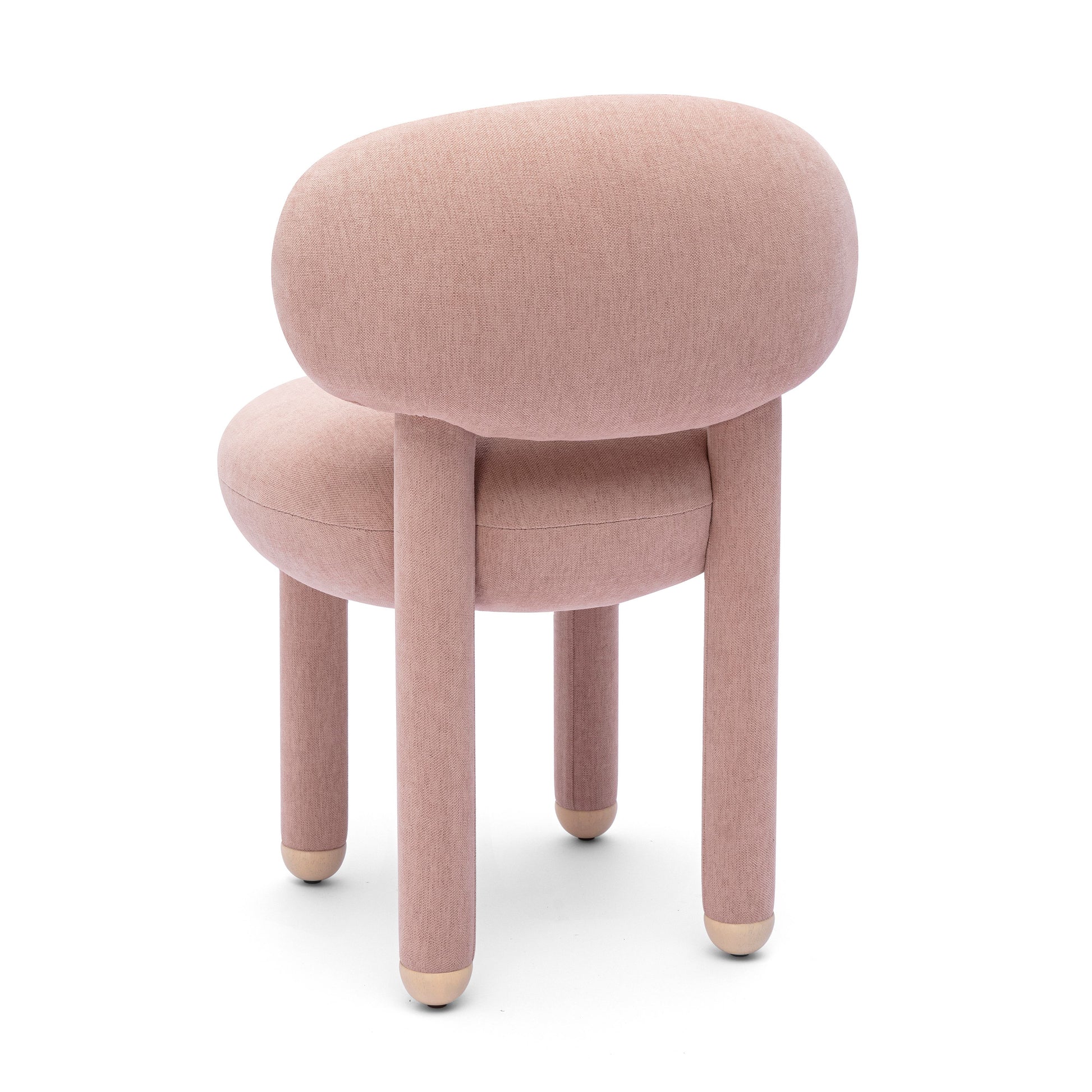 Manu Performance Fabric Side Chair - Light Pink - Image 4