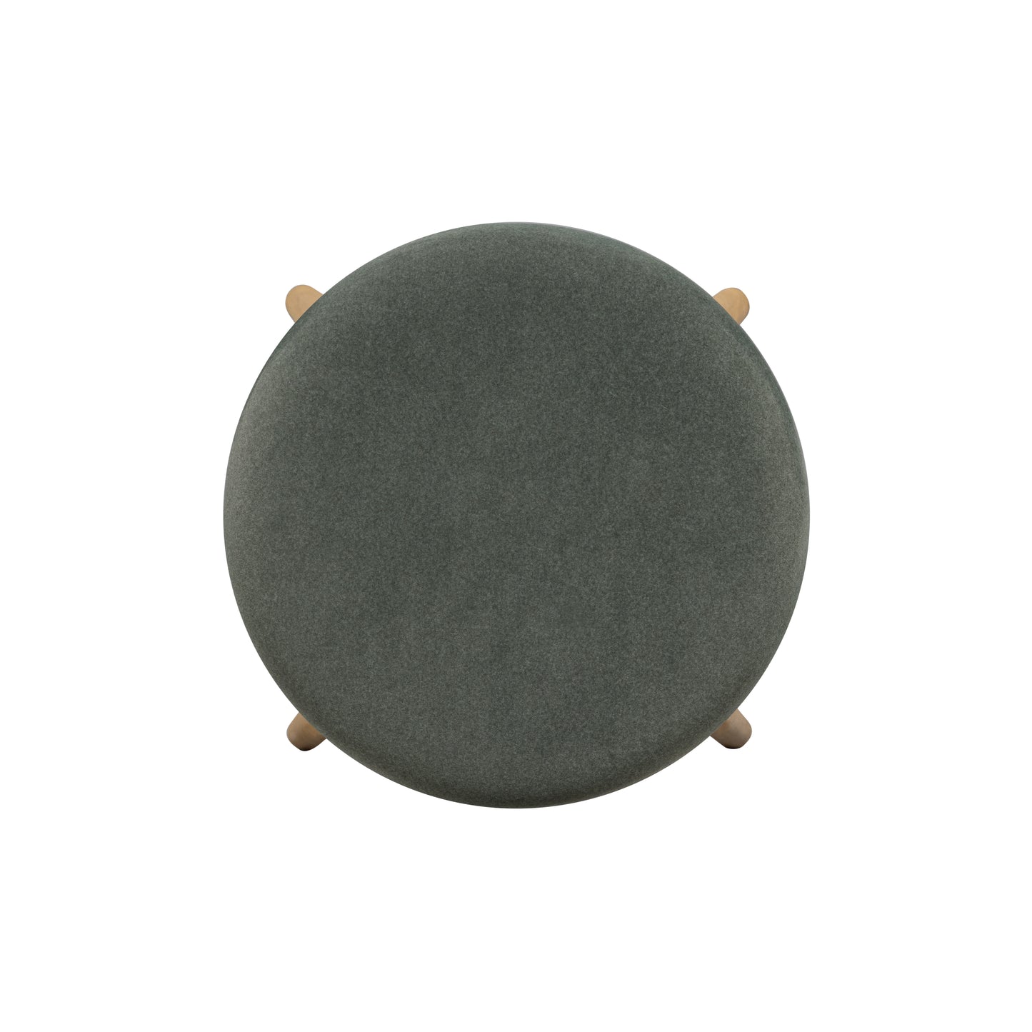 Oodle Green Performance Vegan Mohair Natural Counter Stool - Image 5