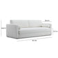 Ryan 91" Sleeper Sofa - Off-White - Image 9
