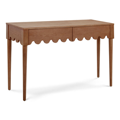 Oodle 48" 2-Drawer Desk - Walnut - Image 1