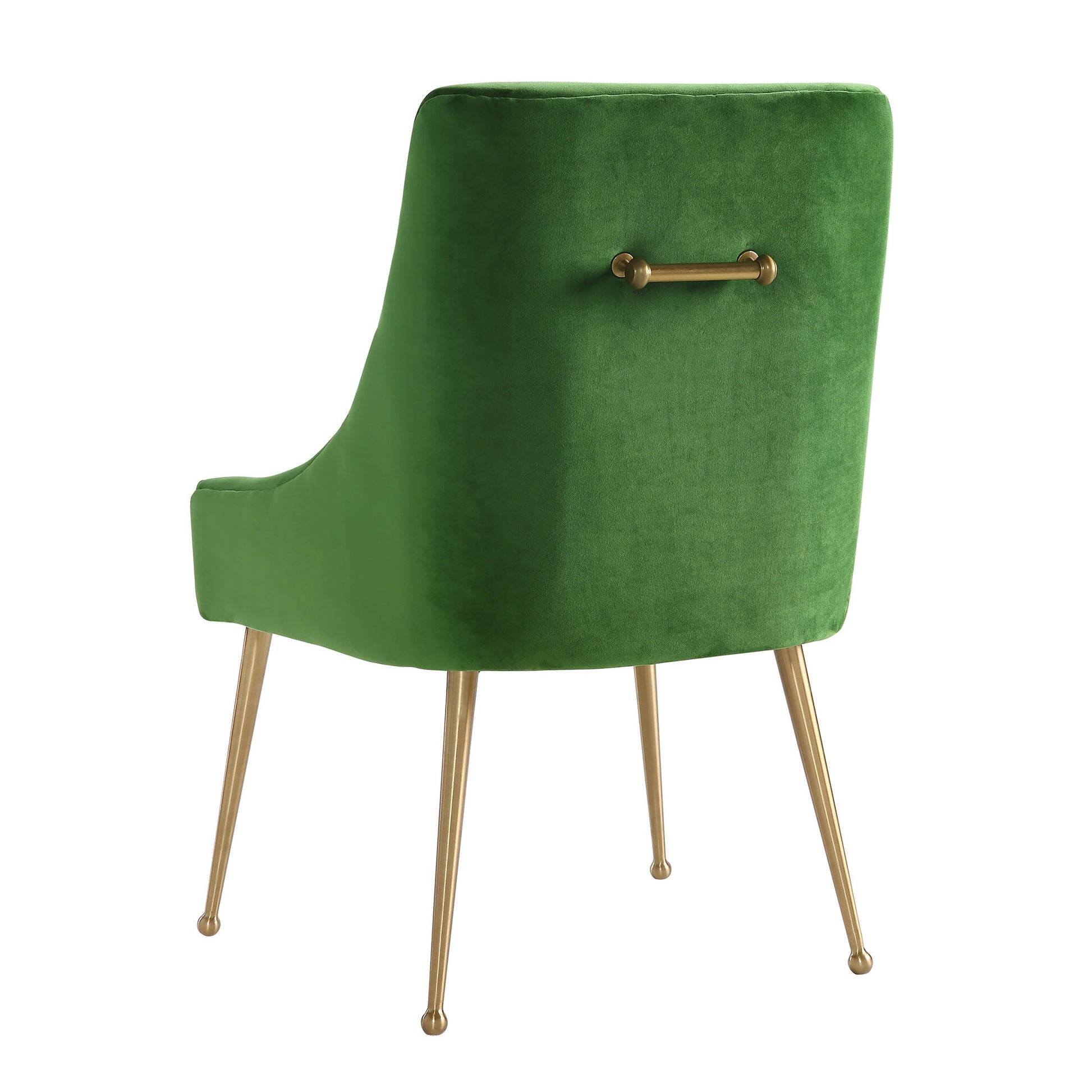 Beatrix Performance Velvet Dining Chair - Green - Image 4