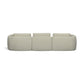 Noor 3-Piece XL 128" Modular Sectional - Wheat / LAF - Image 4