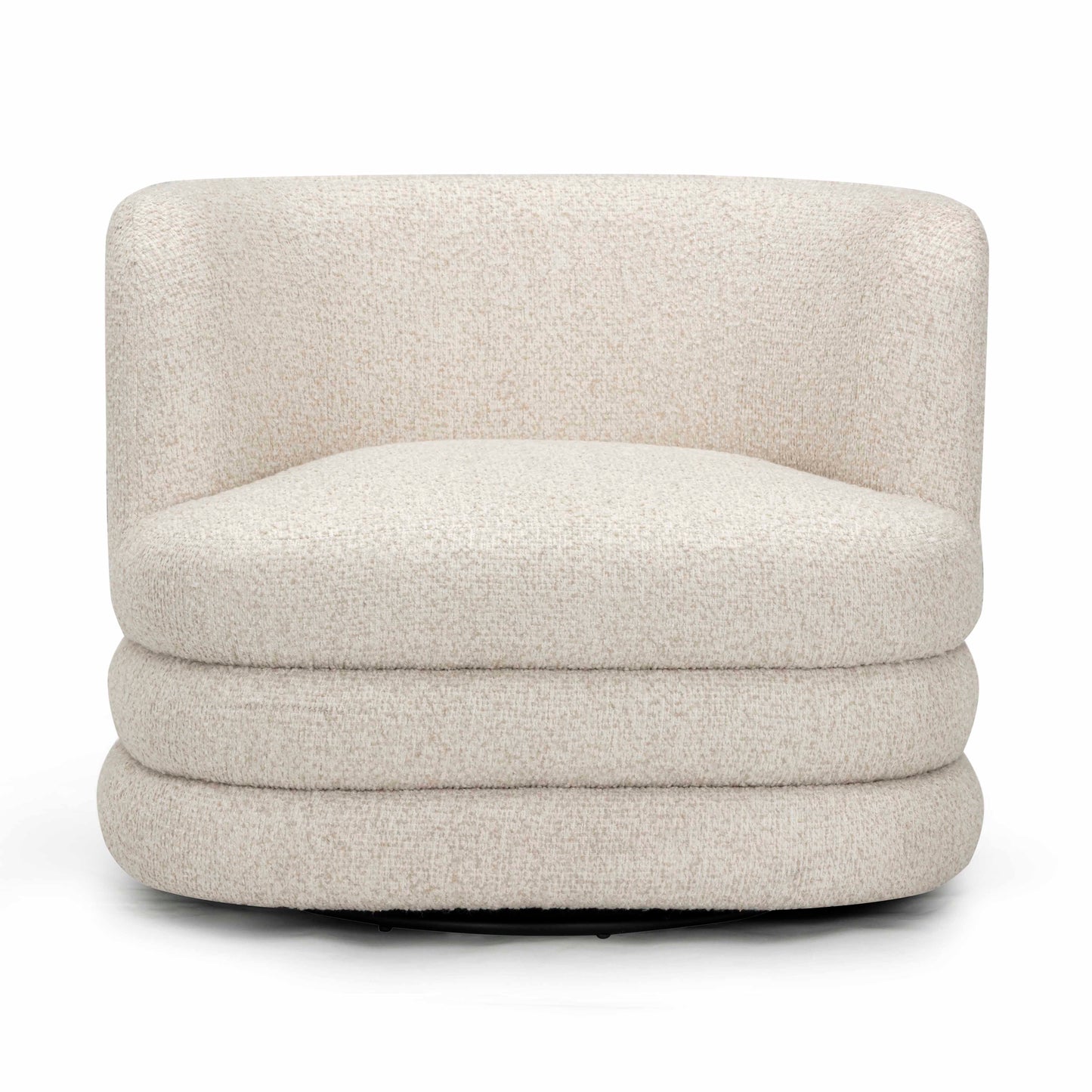 Astor Swivel Hotel Lounge Chair - Cream - Image 3