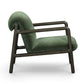 Vivienne Upcycled Performance Velvet Accent Chair - Forest Green - Image 4