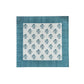Crissy Cotton Canvas Printed Napkins - Set of 4 - Blue Vintage Floral - Image 3
