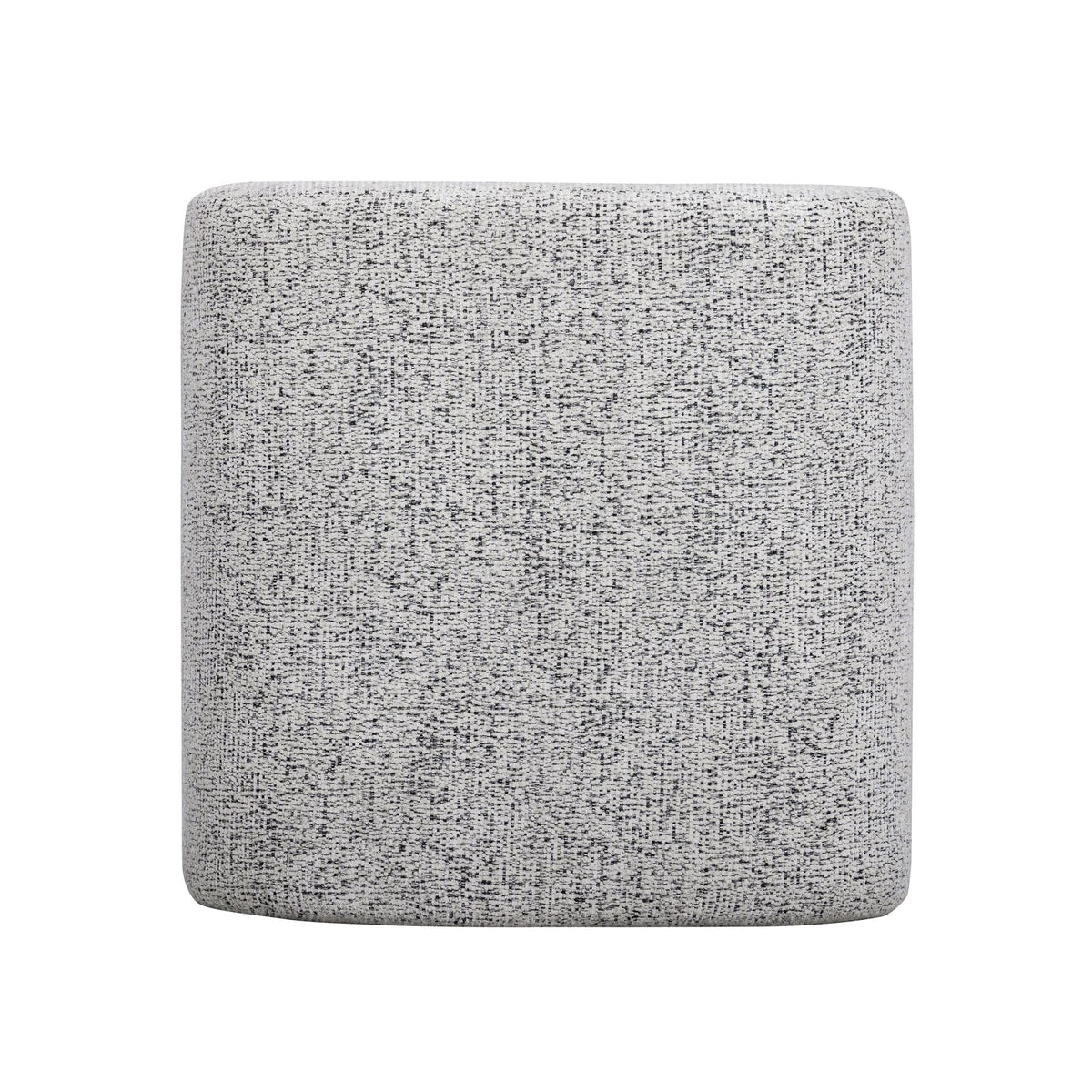 Desi Performance Fabric Ottoman - Black and White - Image 5