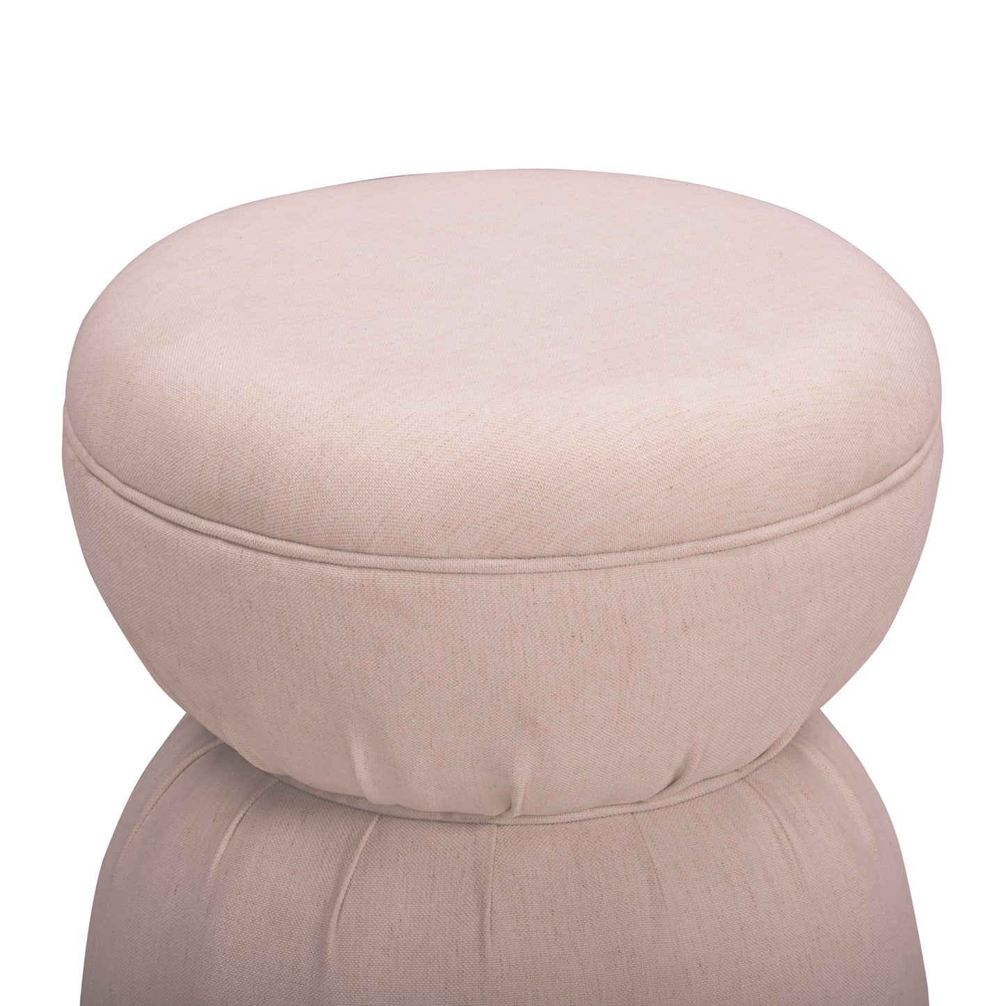 Tomlin Performance Chenille Game Table and Two Ottomans Set - Light Pink - Image 8