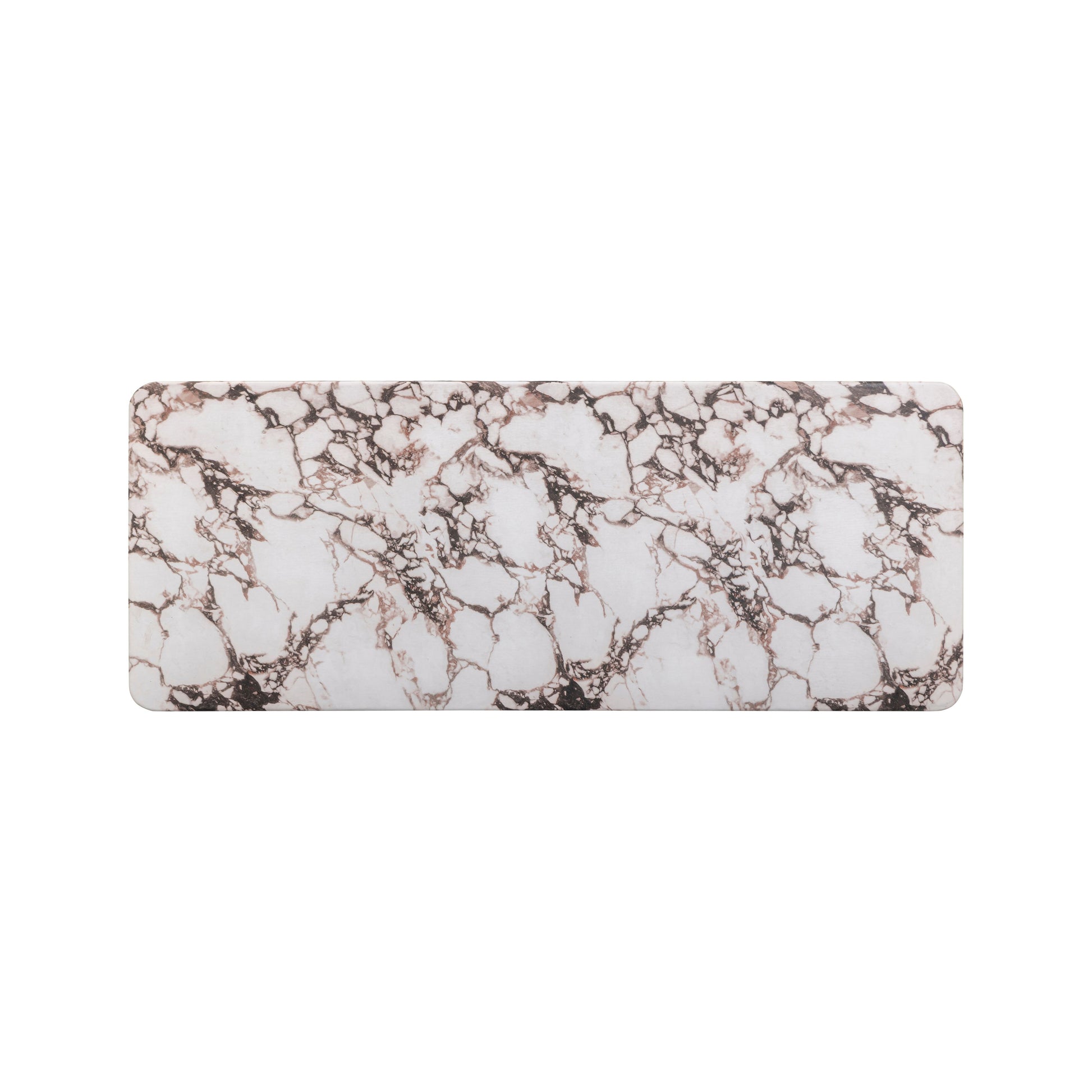 Janice 61" Breccia Faux Marble Console Desk - Image 5