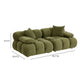 Calliope 79" Modular Loveseat - Olive Green - Image 5