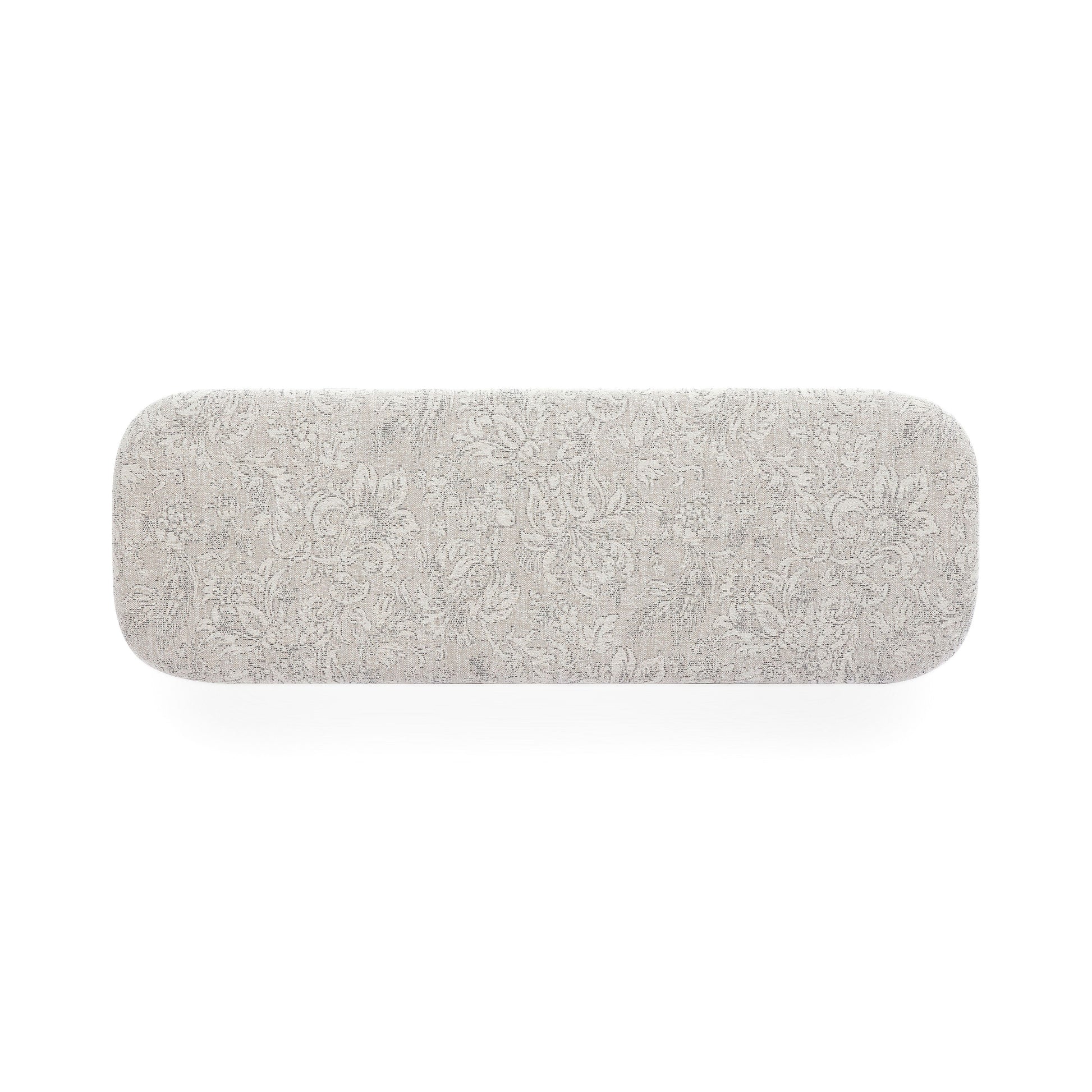 Ollie Upholstered Bench (48"-57") - Neutral Floral / 48" - Image 5