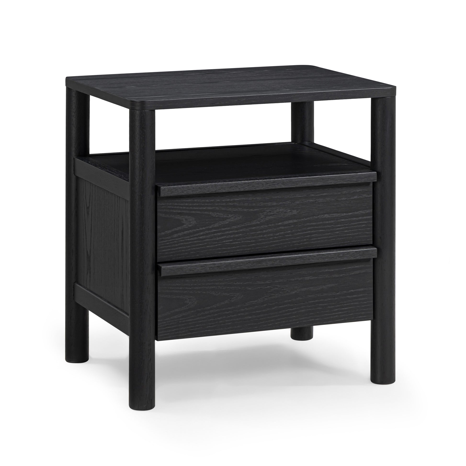 Tyra 22" Black Ash Nightstand - Image 2