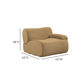Zenith Modular Corner Chair - Brown / RAF - Image 10