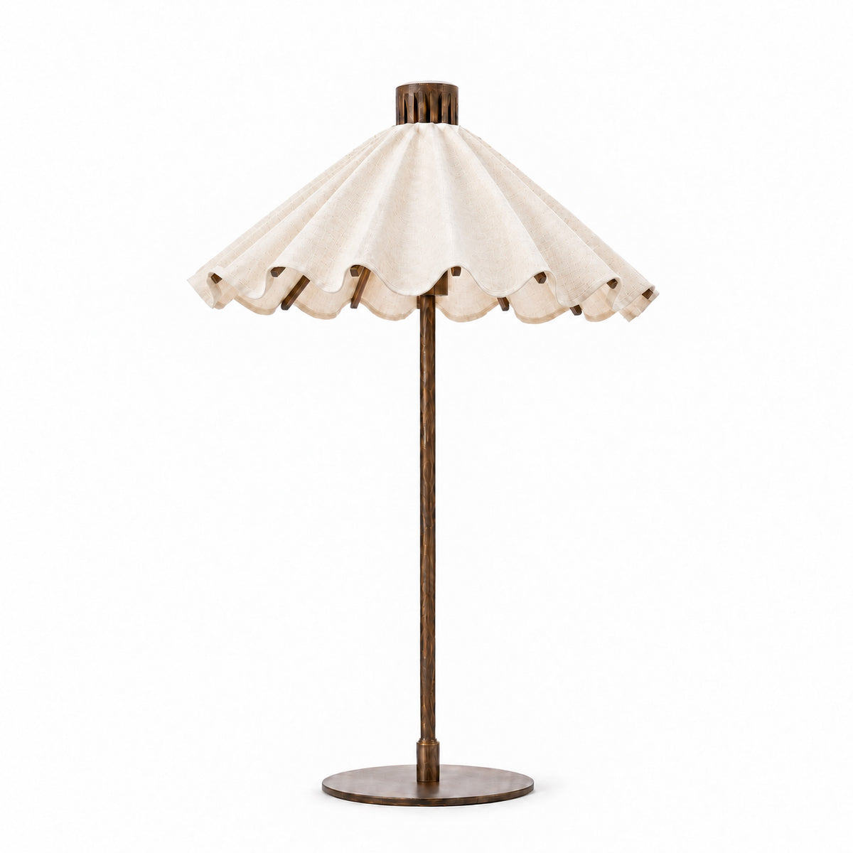 Lyra Ivory Jute Table Lamp - Image 1
