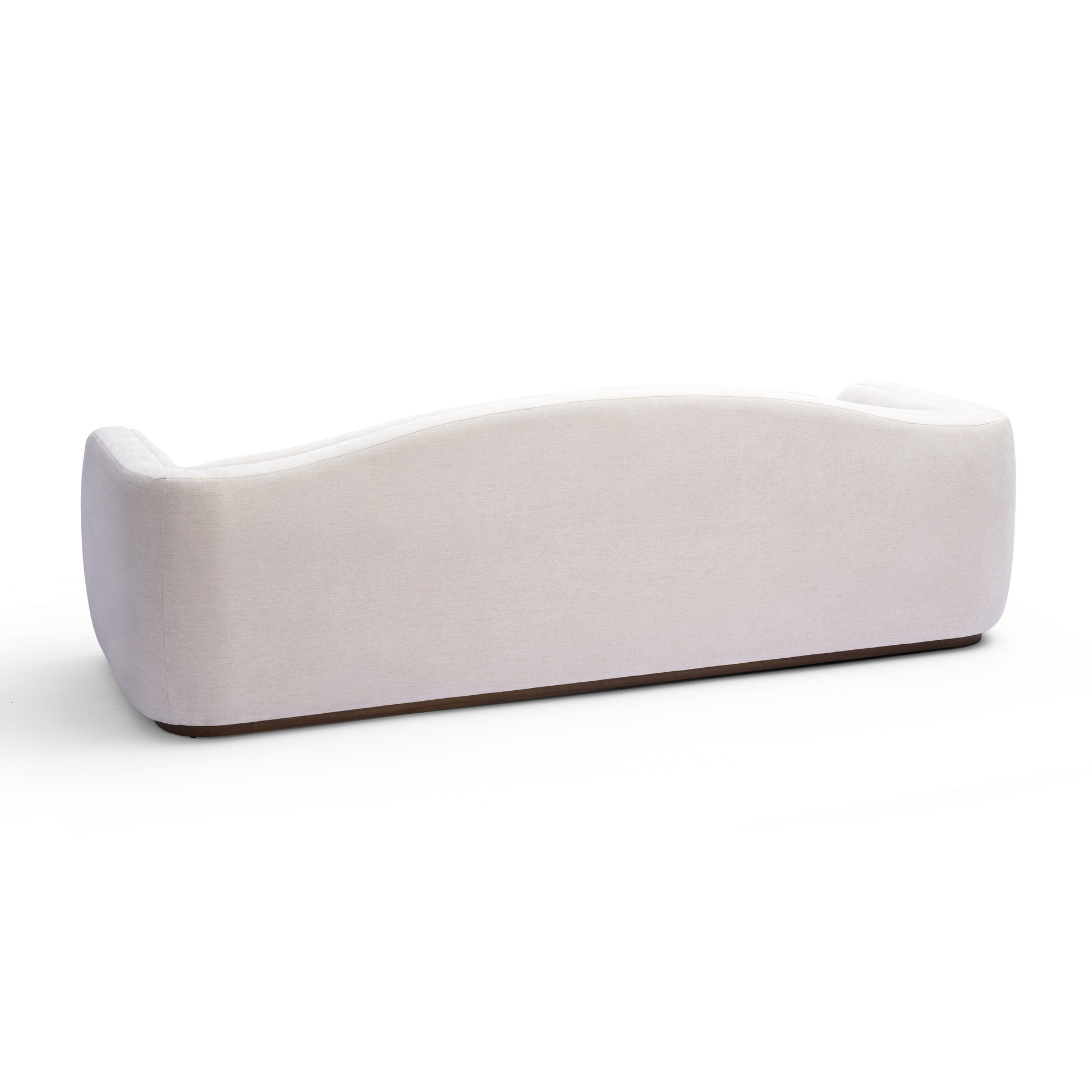 Camille 99" Sofa - Cream - Image 4