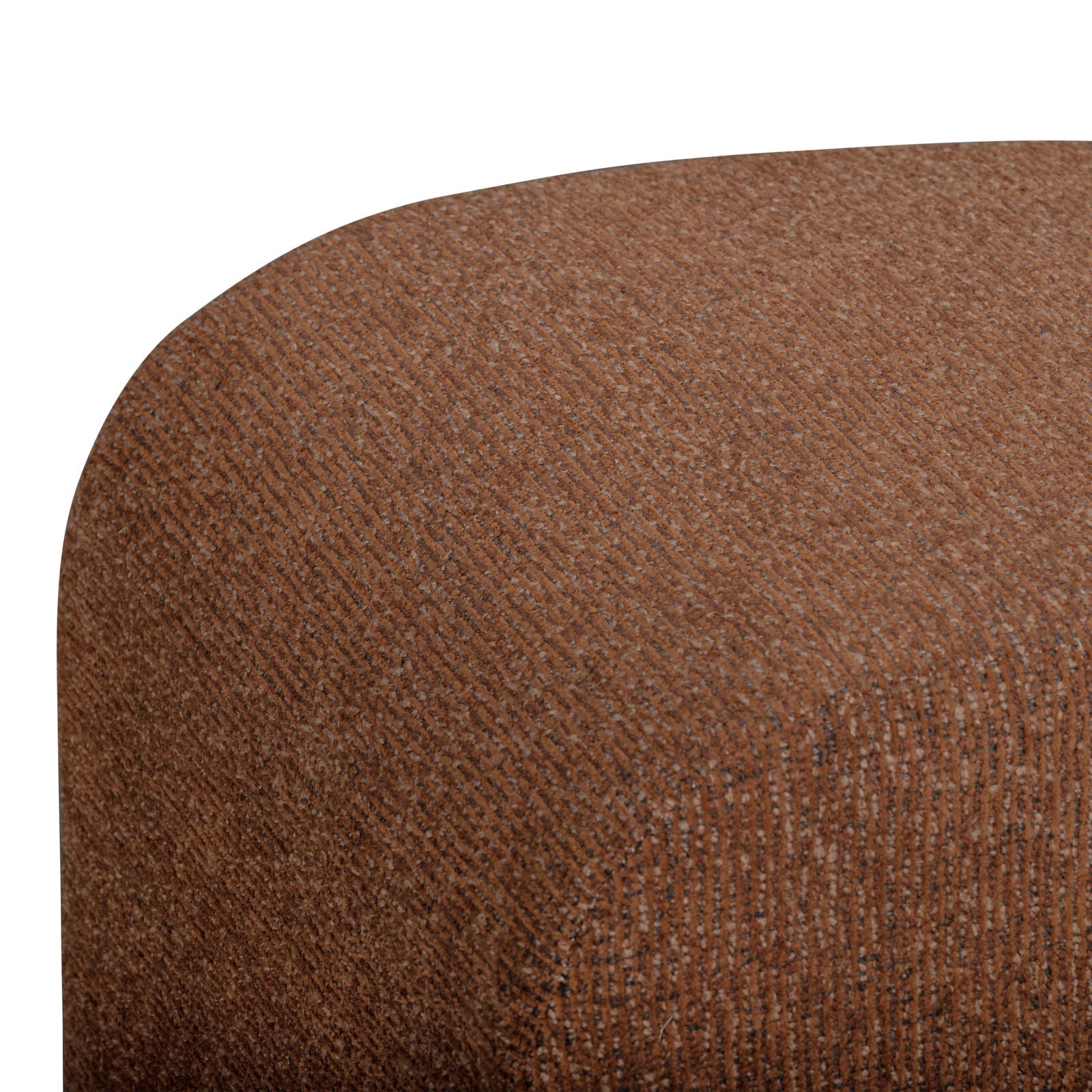 Desi Performance Fabric Ottoman - Red - Image 4
