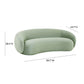 Kendall Sofa (90"-120") - Moss Green / 90" - Image 6