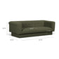 Jules 94" Performance Velvet Sofa - Kale Green - Image 8