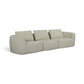 Noor 128" Sofa - Wheat - Image 2