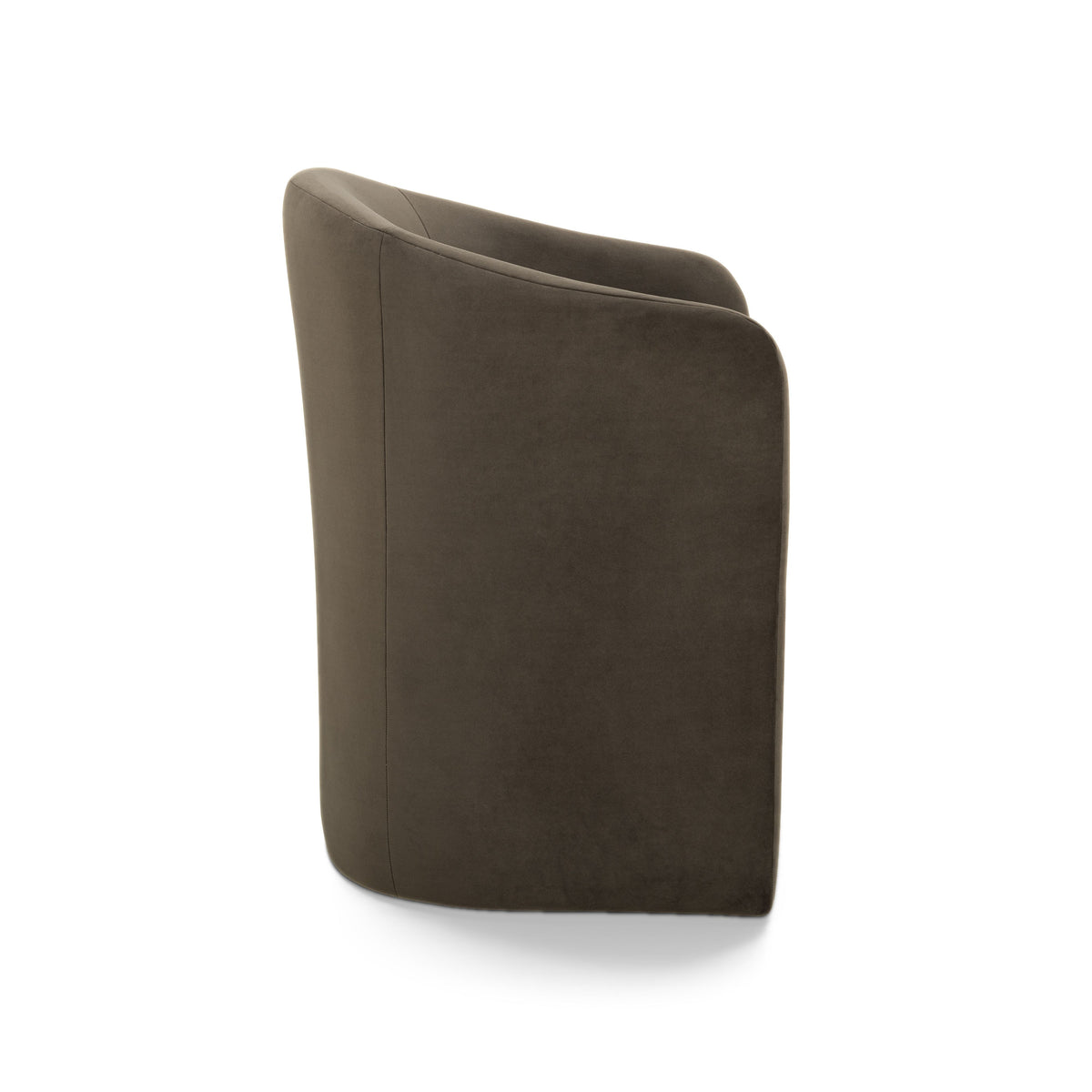 Seraphina Performance Velvet Dining Chair - Chocolate Brown - Image 3