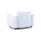 Saint Tropez Stuffed Indoor/Outdoor Armchair - Light Blue - Image 4