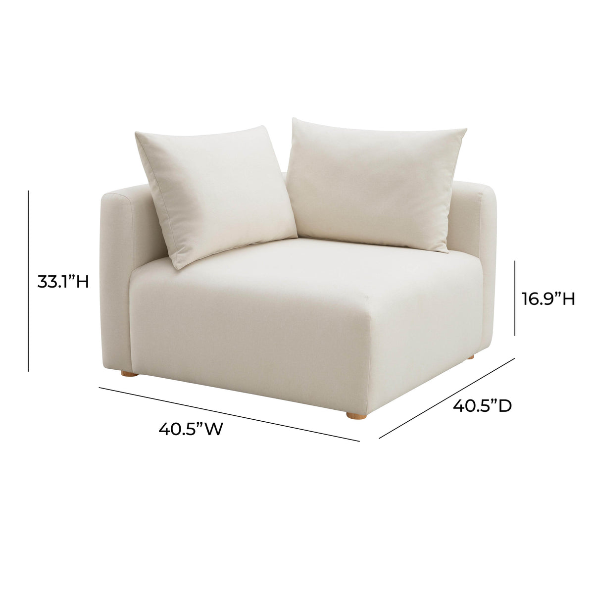 Hangover Modular Corner Chair - Off-White - Image 8