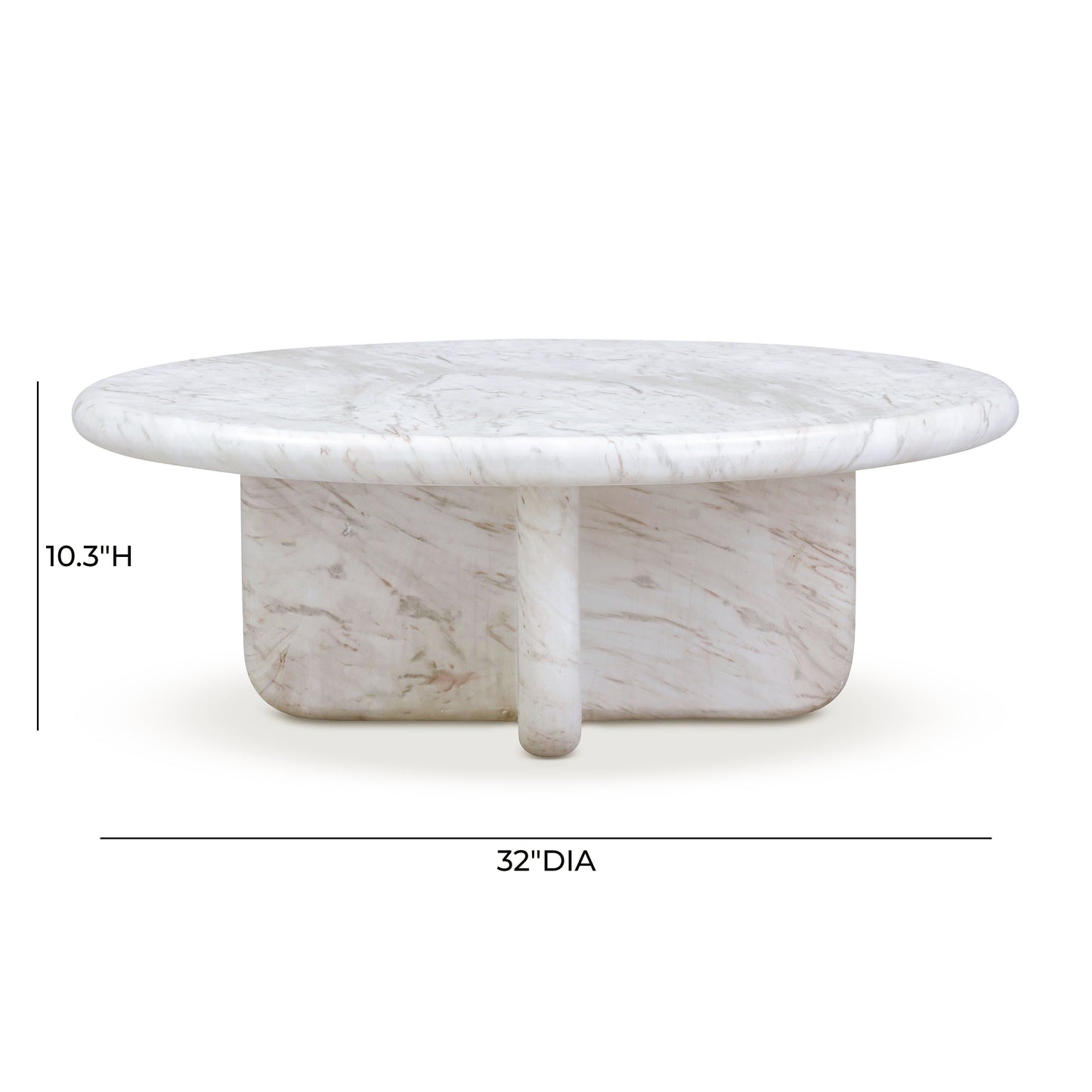 Juju 2-Piece Indoor/Outdoor Nesting Coffee Table Set - White - Image 7