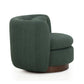 Nura Swivel Accent Chair - Forest Green - Image 5