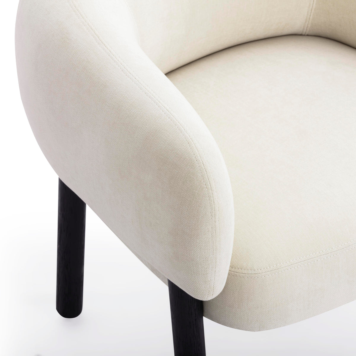 Foxy Performance Fabric Accent Chair - Cream - Image 6