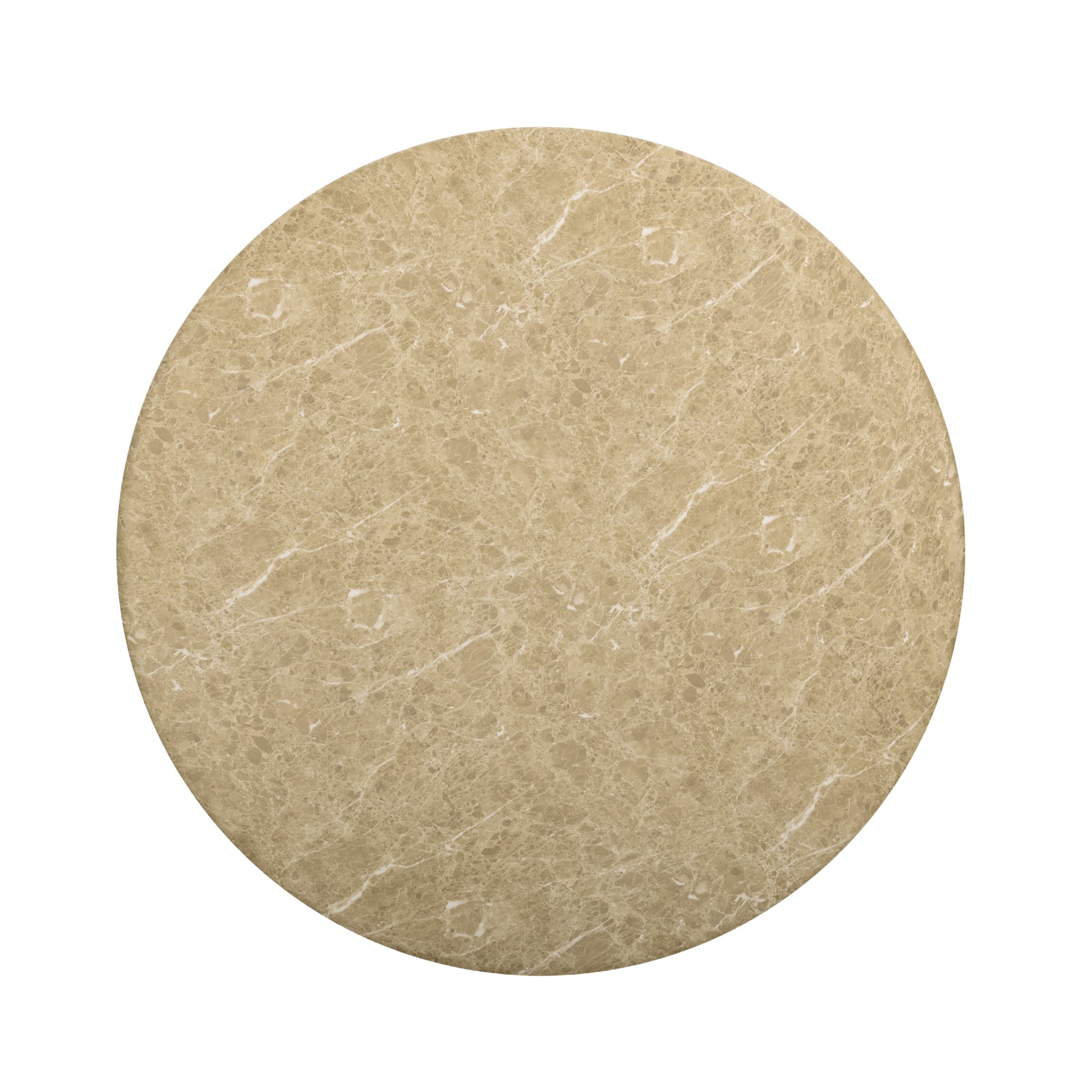 Cynthia 54" Concrete Indoor/Outdoor Dining Table - Light Emperador Marble - Image 5